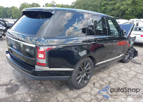 2016 Land Rover Range Rover 3.0L V6 Turbocharged Diesel Hse Td6 z USA, uszkodzony, nr VIN SALGS2KF8GA294976